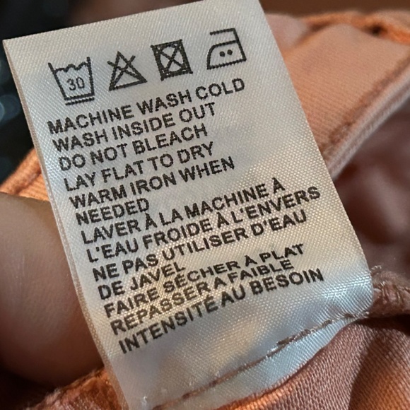 Sandrine Rose x Free People Super Flare Denim Jeans Petal Pink Size 30 - NWT - Picture 14 of 14